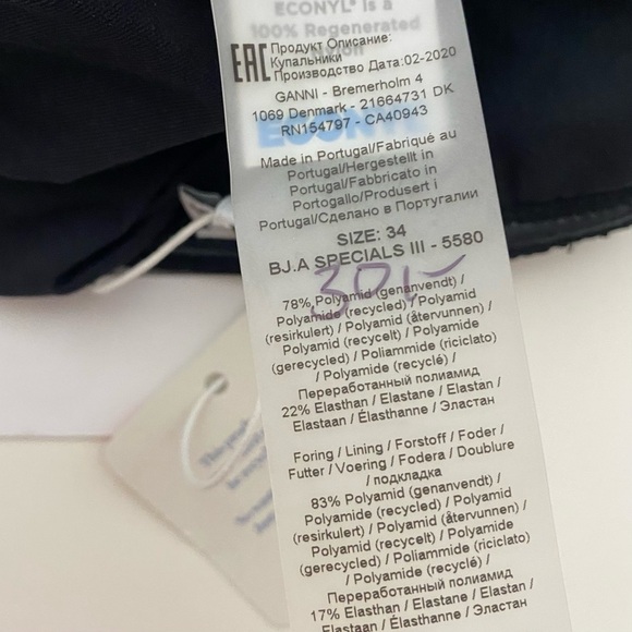 Ganni Ruched Floral-Print Halterneck Swimsuit In Blue - Picture 4 of 6